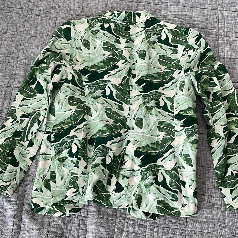 Joie Tropical Green Leaf Blazer - Picture 3 of 3